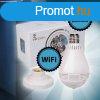 360 panorma LED izznak lczott biztonsgi wifi kamera