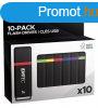 Pendrive, 16GB, 10 db, USB 2.0, EMTEC "K100 Mini Box&qu