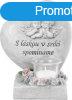 MagicHome dekorci, angyalokkal szv, polirezin 15,5x12x17,