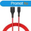 USB-kbel USB-C-hez BlitzWolf BW-TC15 3A 1,8 m (piros)