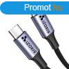 USB 3.0 - USB Type-C - tlt-, s adatkbel PVC bevonattal -