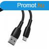 USB s USB-C kbel Vipfan Racing X05, 3A, 2m (fekete)