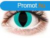 CRAZY LENS - Cat Eye Aqua - dioptria nlkl napi lencsk (2 