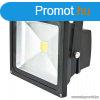 LED-es reflektor, 30W, 230V, IP65, 4000 K, fekete (18644)