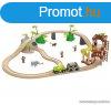 PlayTive Jungle Train dzsungel fa vonat kszlet (favonat sze