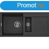 Elleci Easy 425 grnit mosogat medence Full Black