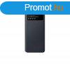 Samsung Galaxy A42 LED View Cover, gyri flip tok, fekete, E