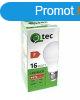Qtec LED E27 16W A60 4200K (semleges fehr) 1472lm