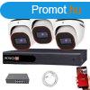 Provision 3 dome biztonsgi kamers IP kamera rendszer 2MP
