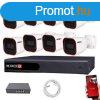 Provision Full HD 8 kamers IP kamera rendszer 2MP