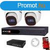 Provision 2 dome biztonsgi kamers IP kamera rendszer 2MP