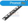 Dural L profil matt fekete lvd 6mm / 250cm (durdsacm611)