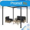Blumfeldt Pantheon Solid Sky Flat, pergola, tet, 3 x 3 m, p