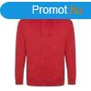Just Hoods cipzros kapucnis frfi pulver AWJH050, Fire Red