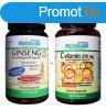 NutriLAB Ginseng + AJNDK C-vitamin - 60+30 db