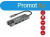 EQuip USB-C 5 in1 Multifunction Adapter, HDMI , Gigabit LAN,