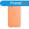 Apple iPhone 15 Plus Silicone Case with MagSafe Orange Sorbe