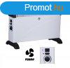 LUX IDALA T elektromos 2000W turbs konvektor, 750W / 1250W 