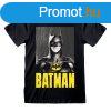 Rvid ujj pl Batman Keaton Batman Fekete Unisex MOST 3147