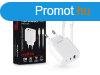 Maxlife MXTC-06 PD+QC 20W gyorstlt adapter USB + Type-C + 