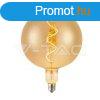 LED Filament izz 4W spirlis izzszl G200 2700K borostyn 