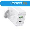 TLT USB-A+C (2port, 18W/20W,fehr, UK csatlakoz), Vention