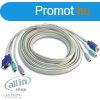 TRENDnet TK-C15 PS/2 VGA M/M KVM kbel 4.5m szrke