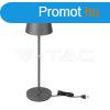 2W LED Asztali lmpa (4400mA Elem) IP54 szrke szn 3000K (