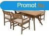 Teak kerti elrendezs WINSTON 1+4