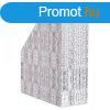 Iratpapucs 9cm, karton, Bluering textil szrke