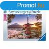 Ravensburger Puzzle 1000 db - Cseresznyefavirgzs Japnban
