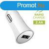 FIXED auts USB tlt 2,4A, USB/micro USB kbel 1 mter, 12W