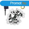 Kert dszfny napelemes lmpk 20 LED meleg fny