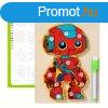 3D Fa Robot Puzzle Bnusz Tollal