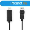 Nedis Display port dug CCGL37100BK10, HDMI-csatlakoz 1080p