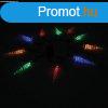 Karcsonyi LED jgcsap fzr 10db IP44 sznes adapterrel