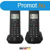 GIGASET DECT telefon, PURE 200 Duo, fekete