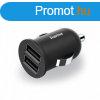 Hama Mini Car Dual Charger Black
