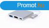 Gembird A-CM-HDMIF-02-SV USB type-C multi-adapter Silver
