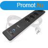EMOS P1422SM, GoSmart hosszabbt 2 m / 4 aljzat / kapcsols
