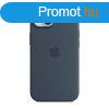 Apple iPhone 15 Silicone Case with MagSafe Storm Blue
