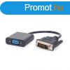 Gembird DVI-D (Dual Link) (24+1) to VGA adapter cable Black