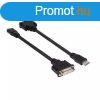 Club3D HDMI to DVI Cable 0,4m Black
