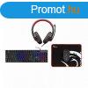 White Shark Comanche 3 Gaming Keyboard Combo Black HU