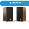 GENIUS 2.0 Hangszr SP-HF180 3.5mm Jack+ USB 6 Watt Wood