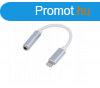 Lightning - 3,5 mm-es jack jack talakt adapter ezst