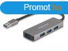 DeLock 4-portos USB3.2 HUB Silver