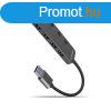 AXAGON HUE-MSA USB3.2 Hub 4-port metal Silver