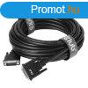 Club3D DVI-D (Dual Link) Bidirectional cable 10m Black