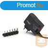 Delight univerzlis adapter (55056B), DC 3-12V, 1,5A, 6db cs